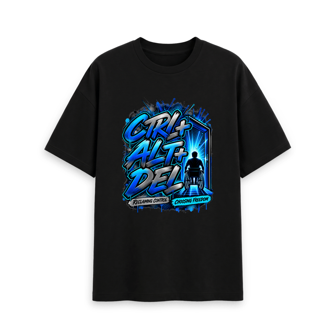 DJ Kat – CTRL + ALT + DEL Men's Oversized T-shirt