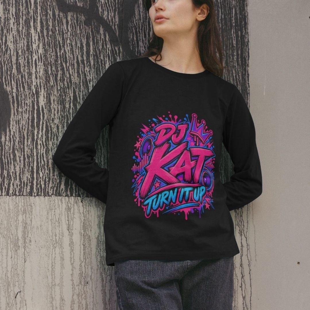DJ Kat – Turn It Up Graphic T-shirt