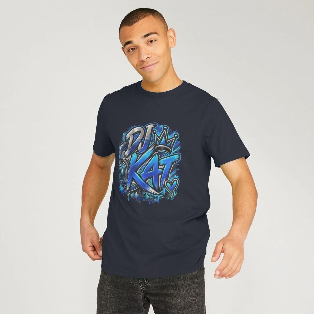 DJ Kat Signature Logo Men's Organic Cotton T-shirt