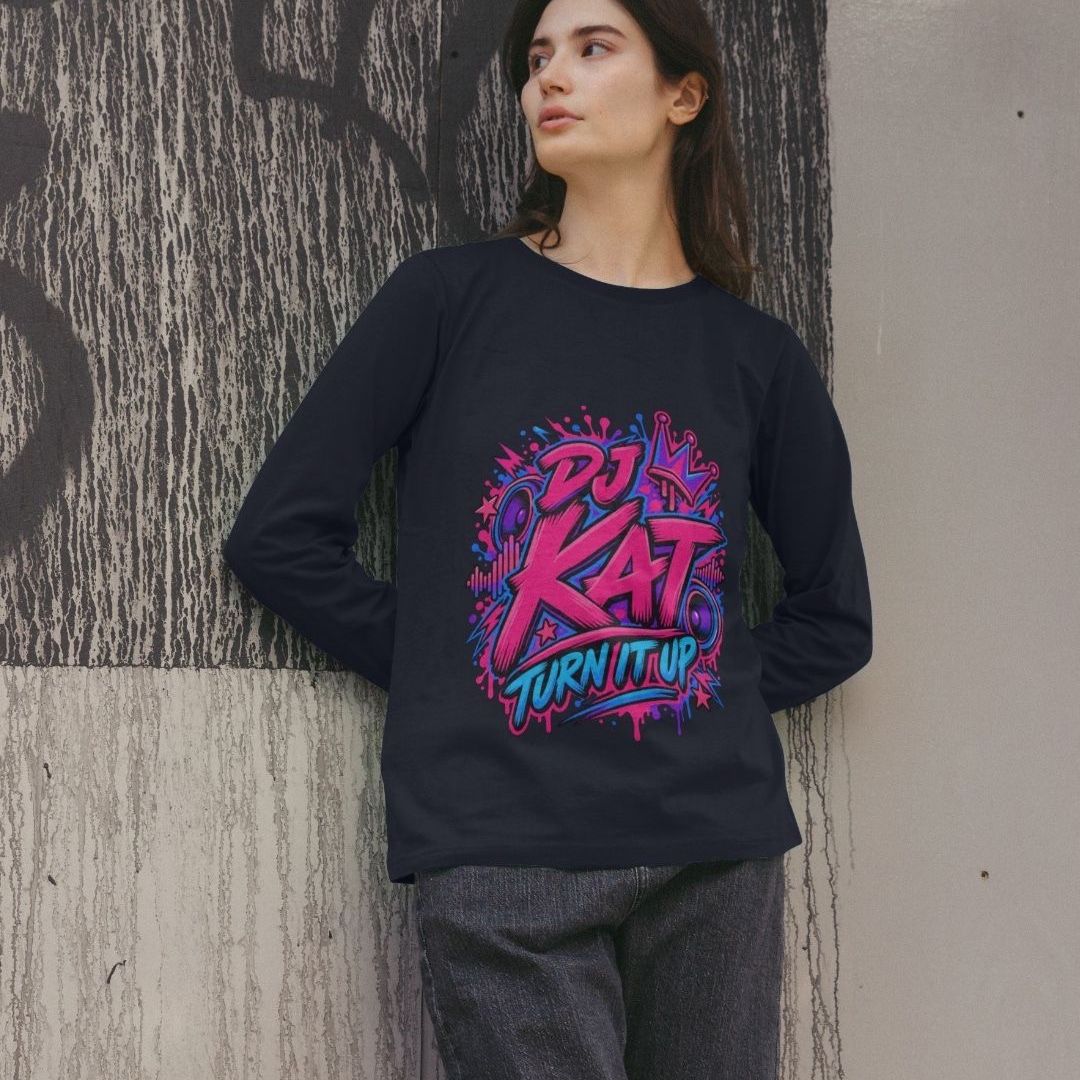 DJ Kat – Turn It Up Graphic T-shirt