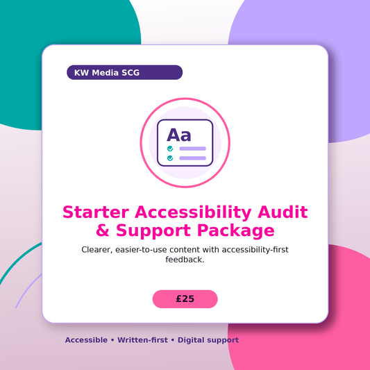 Starter Accessibility Audit & Support Package