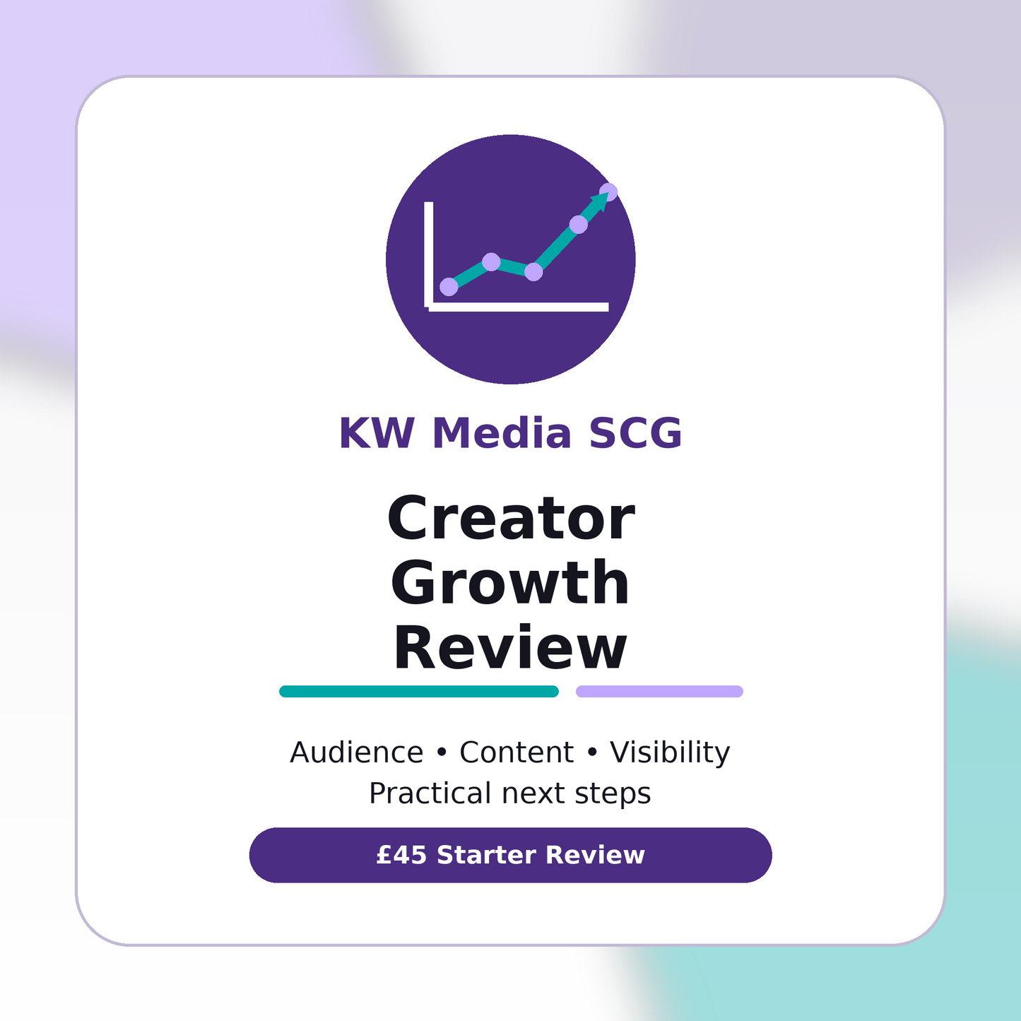 KW Media SCG Creator Growth Review product image
