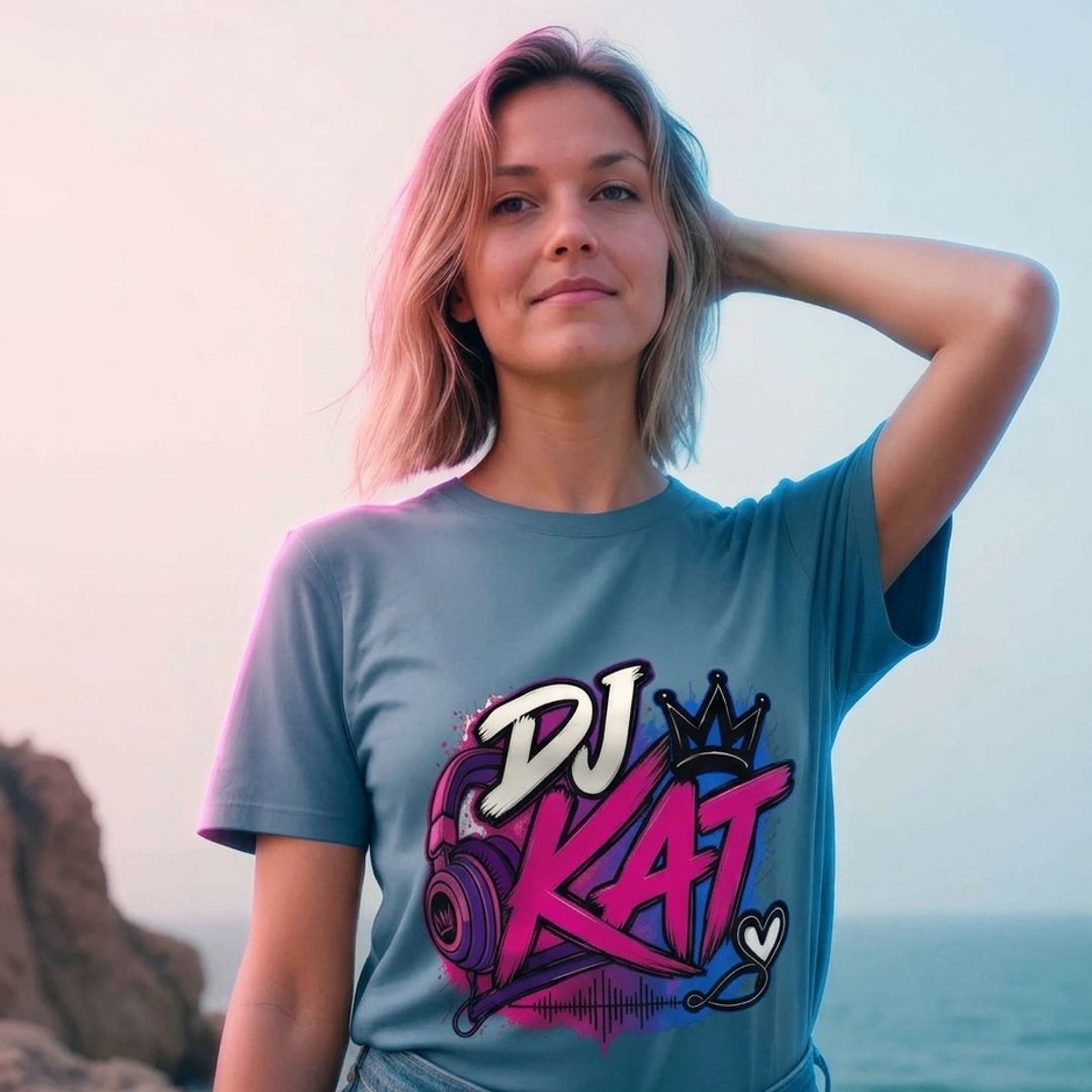 DJ Kat Signature Logo Women's Organic Cotton T-shirt
