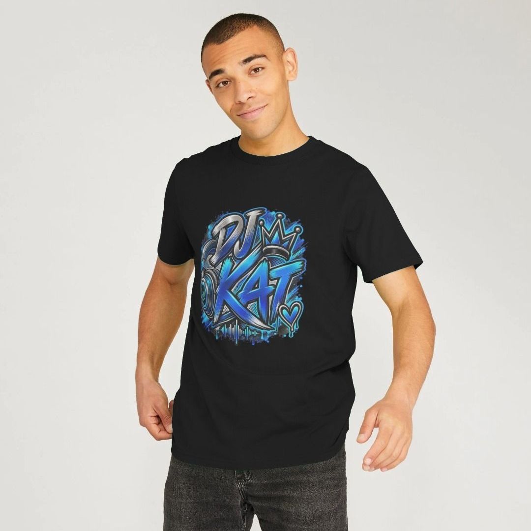 DJ Kat Signature Logo Men's Organic Cotton T-shirt