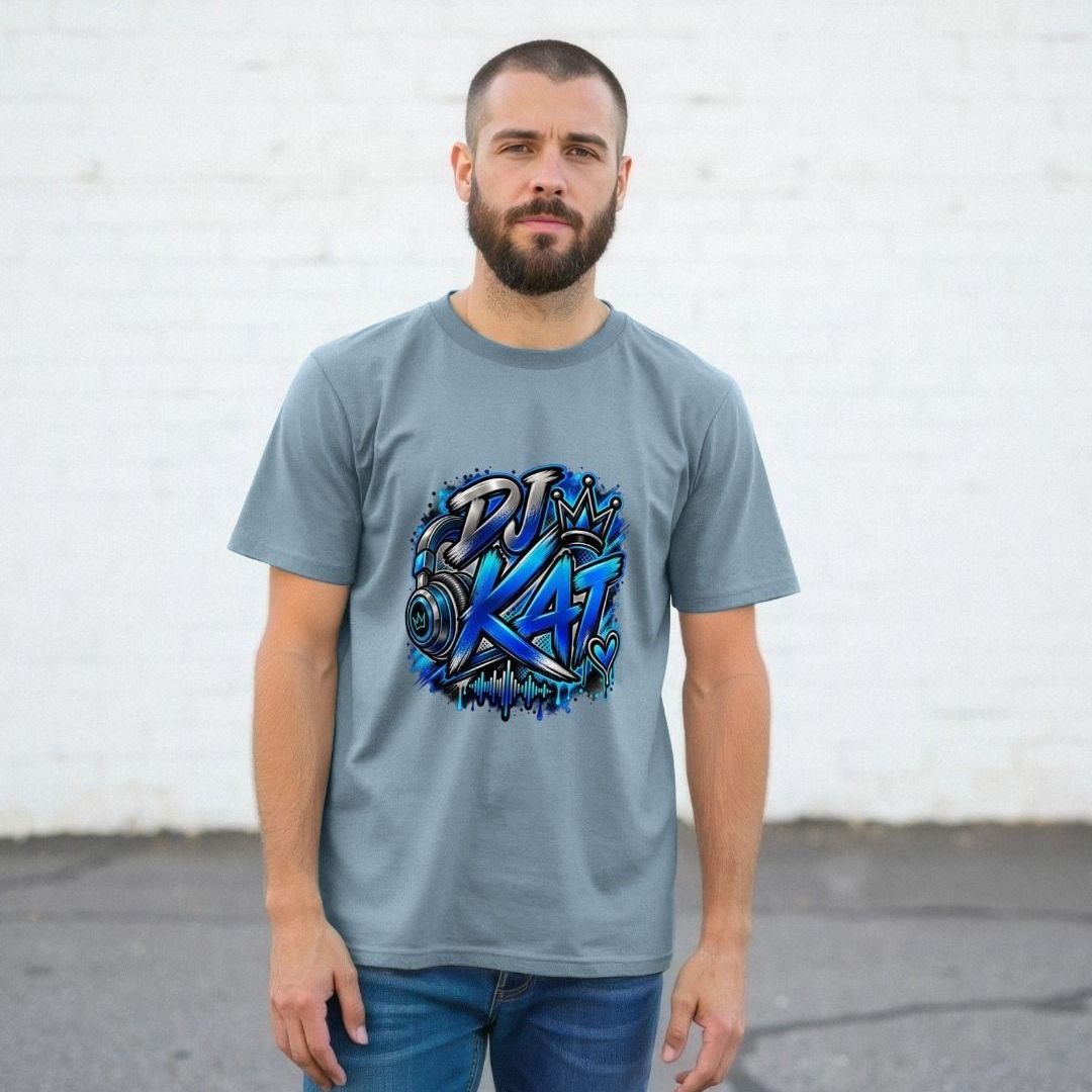 DJ Kat Signature Logo Men's Organic Cotton T-shirt